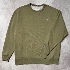 Champion Men's Olive Green Sweatshirt, Size XL